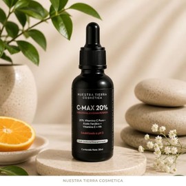 Suero Vitamina C 20  Ferúlico Aclara Manchas Iluminador  Vitamina C 20, Ácido Ferúlico, Aclara Manchas, Efecto Iluminador, Suero Facial               