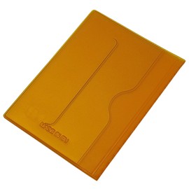 Practical ID Card Holder 4 Compartments MJ-Design Germany in Various Trendy Colours Made in EU, yellow