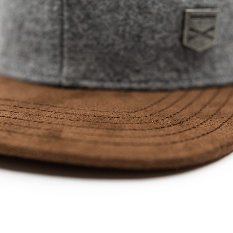 Hand und Feuer Snapback Cap Casual Business One Size, lightgrey