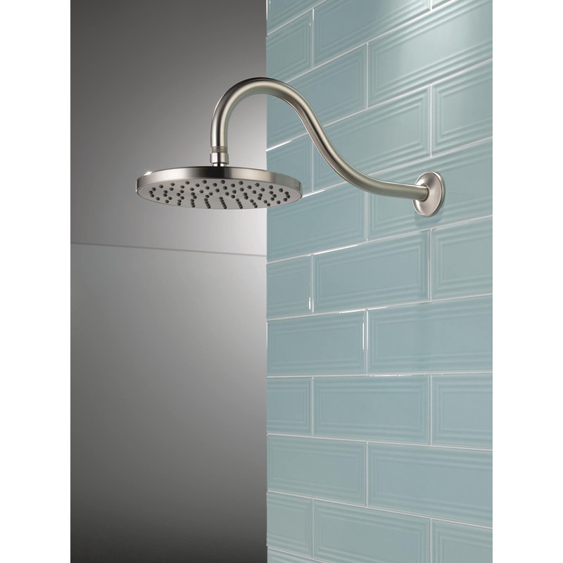Peerless 76055BN Universal Components Shower Arm, Brushed Nickel (Shower Head