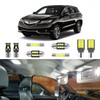 LIGHSTA 12PCS Super Bright White LED Interior Light Kit Package