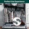 WD35X21041 Dishwasher Lower Rack Wheels Replacement Parts for GE Dishwasher