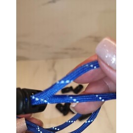 4mm Reflective Paracord Rope, 7 Strand, for Camping, Hiking, Bushcraft, Outdoors, Strong rope (Blue, 10 meters)