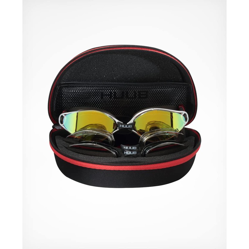 HUUB Triathlon Altair Swimming Goggle/Feather Like Feel/Extremely Comfy Gaskets/Adjustable Lenses/Adjustable