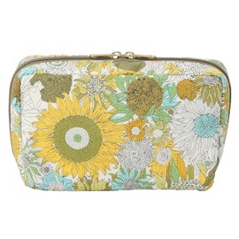 Intermode Made with Liberty Fabric Women's 19302535 Pouch, Yellow (A) Small Susanna