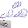 3pcs Cat Dog Muzzle AntiBite Cat Mouth Cover Breathable Transparent