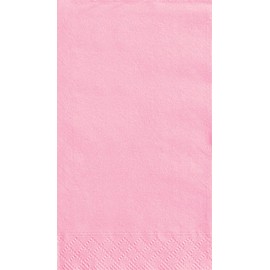 Lovely Pink Solid Guest Towels, 20ct
