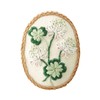 Olympus K9078 French Embroidered Brooch Kit, Green
