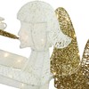 Northlight Lighted Glittered Trumpeting Angel Outdoor Christmas Decoration - 48"