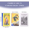 SZYIYI Tarot Rider (Español), 78 Hojas Juego Completo de Cartas