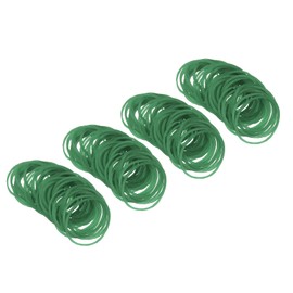 PATIKIL 500 Pack 2" x 3/50" Green Small Assorted Rubber Bands for Office Organization File Folder Board Game Storage