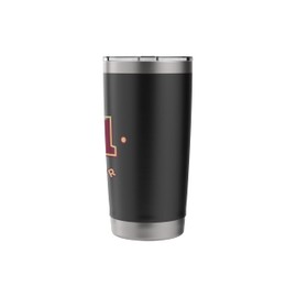 D1 Hater Maroon Gold Rival Spirit Graphic Stainless Steel Insulated Tumbler