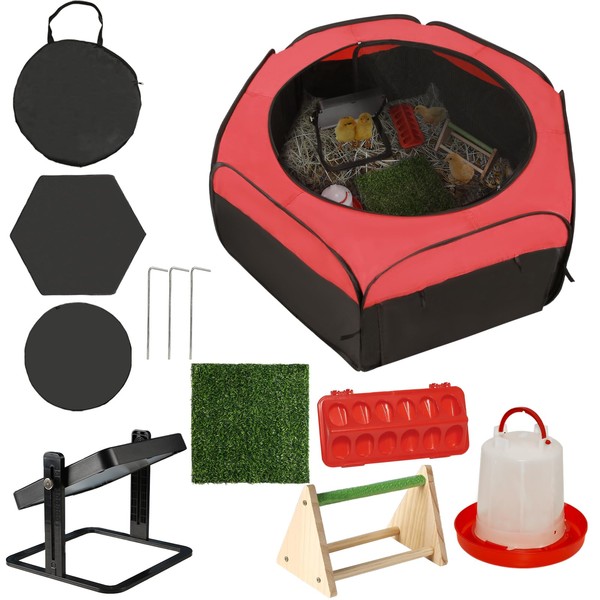 Brooder Box for Chick Starter Kit - 2025 Upgrade Dual