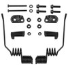 silenzioso Spring Style, Rail Mount Ice Scratchers for Ski-Doo, Snowmobile
