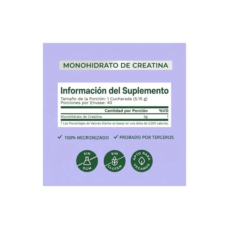 Bloom Creatina Monohidratada En Sobres Prácticos 14 Pzas Limón
