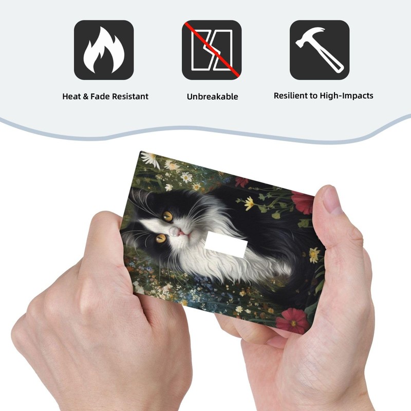 Decorative Art Light Switch Covers Cat in Blooms Single Toggle