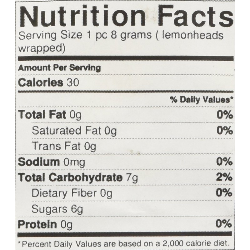 Ferrara Pan Candy Company Individually wrapped Lemonheads, 1 lb.