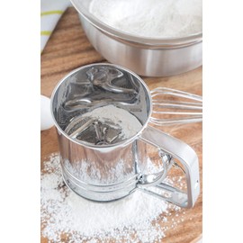 A&S Creavention Stainless Steel Measuring Flour Sifter - 3 Cups