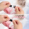Crovakeu 2-Pcs Pink Adjustable Dog Collar with Bow - Sailor