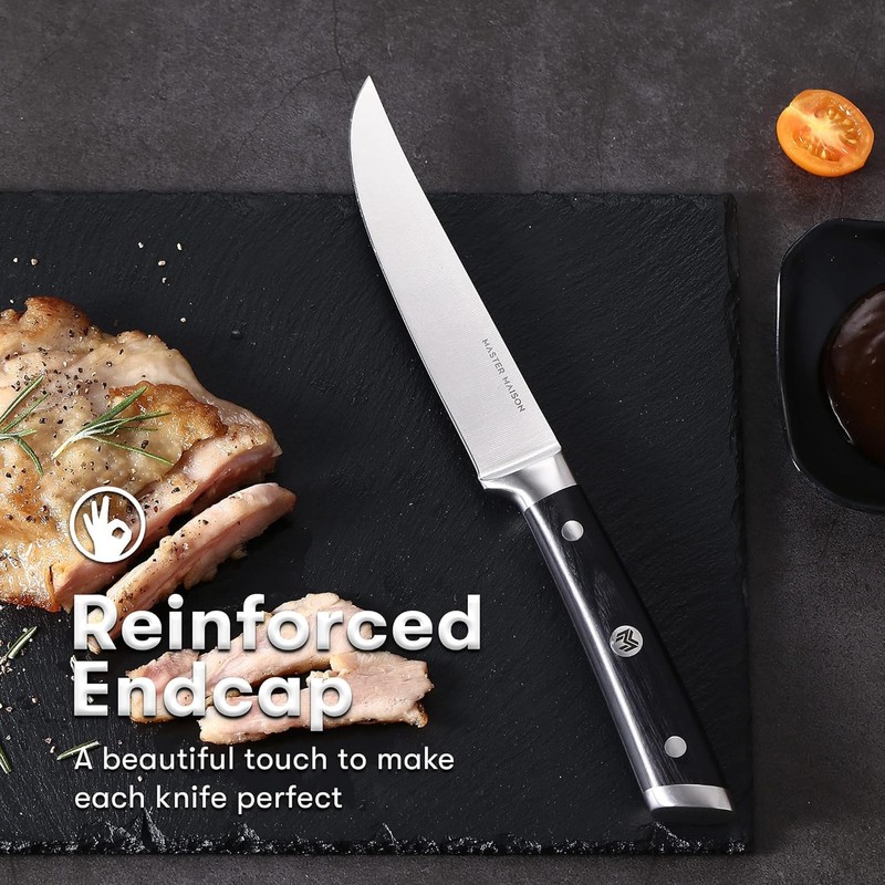 Master Maison 6-Piece 5" Ultra Premium Steak Knife Set |