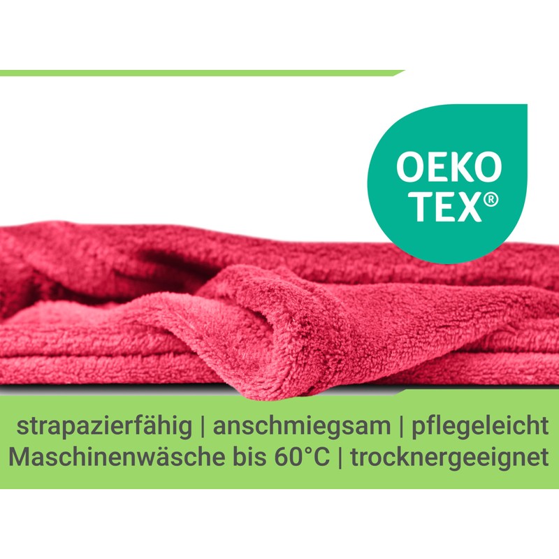 Emily´s Check Coral Fleece TV Blanket for Children with Sleeves