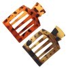 2Pcs Flat Hair Clips Square French Secure Strong Hold Grip