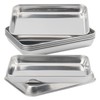 Biugaaufai 7 Pack Rectangle Stainless Steel Surgical Tray, 9 x