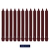 Colonial Candle Classic Tapers, 8-Inch, Mulberry - Pack of 12