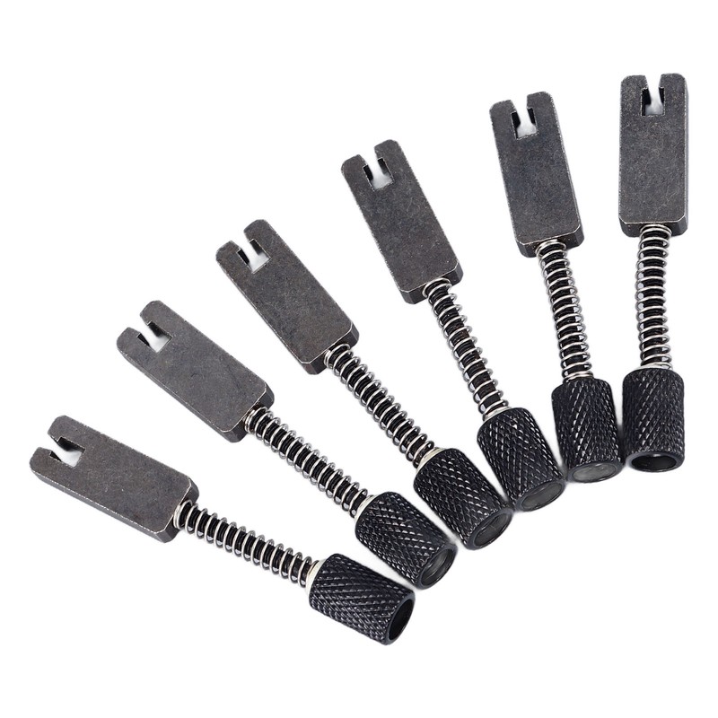 6 Pcs Headless Electric Guitar Bridge Saddle Precise Pitch Adjustment