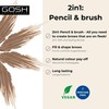 GOSH Eyebrow pencil for thicker brows, precise application for perfectly