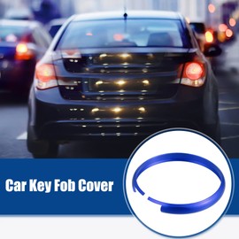 ACROPIX Aluminum Alloy Car Remote Key Fob Cover Shell Case for Mini Cooper Smart Key R55 R56 R57 R58 R59 R60 - Pack of 1 Dark Blue