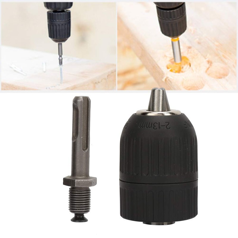 SDS Keyless Drill Chuck, 2.0-13mm 1/2-20UNF Professional Heavy Duty Keyless