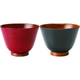 Ase Shinzo Shoten Bowl, Itu Bowl, Sensuji Black F0604, Outside: Black, Inside: Wood Grain