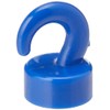 first4magnets™ F4MK12BU-10 Magnet Expert Blue Plastic Mini Magnetic Hooks - 1kg Pull ( 12mm dia x 20mm tall ) ( Pack of 10 )