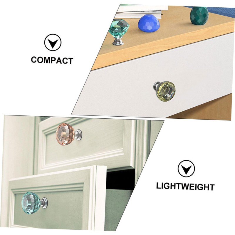 jojofuny 1Set Knob Mold with Screws DIY Cabinet Pull Handle