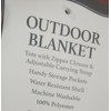 Buc-ee's Beaver Large Outdoor Blanket 70 ""x 60"" - Camping