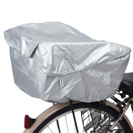 Panasonic NSAR-151-S Rear Basket Cover for Bicycles, Silver, Basket Outer Circumference (top): Approx. 57.1 - 61.0 inches (145 - 155 cm), Height 9.1 - 10.6 inches (23 - 27 cm)