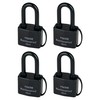 FIGODE® Outdoor Waterproof Padlocks, Covered Heavy Duty Laminated Steel Locks,