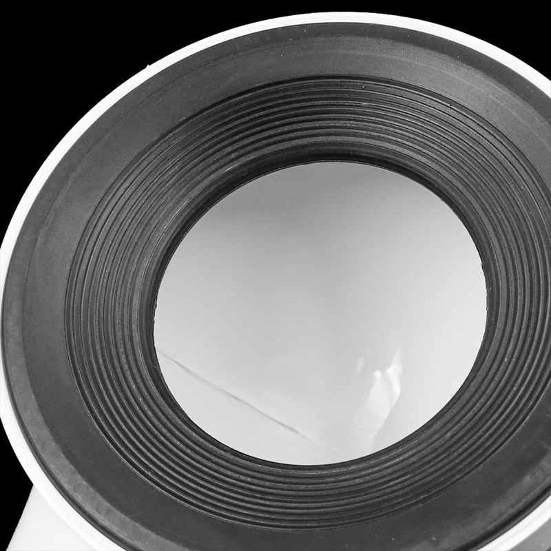Hsthe Sea 100mm PVC Toilet Offset Misaligned Toilet Bowl Connector