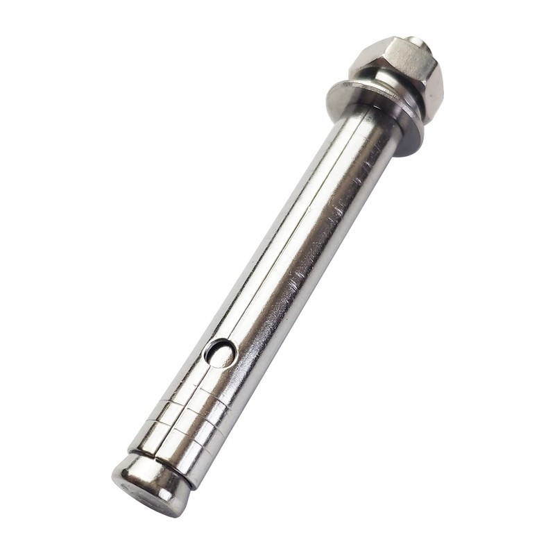 JENSWILL 10 Pack M8x80mm Expansion Bolts Anchor Bolt 304 Stainless