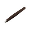 Excellent Metallic Tweezers/Splinter Tweezers - 9.5 cm - Brown