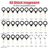 Wjelet 82 Pcs Car Terminal Harness Pin Remover Tool Harness