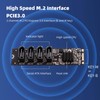 M.2 to SATA3.0 Adapter Card, PCB 16Gbps High Speed ASM1166