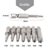 Mesee 14 Pieces 1/4 Inch Hex Shank Star Head Screw