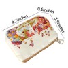 ALLITIC Small Coin Purse Women Change Purse Pouch Cute Canvas
