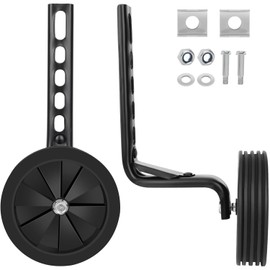 Songholee Kids Bike Bicycle Training Wheels, Children Bike Supporting Wheels, Compatible with 12inch, 14inch, 16inch, 18inch, 20inch Bikes, 5-in-1 Adjustable Bicycle Training whee