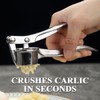 Berglander Garlic Press, No Need to Peel Garlic Mincer Tool