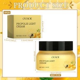 Propolis Creme Gesicht,Bienen Straffende Feuchtigkeitscreme,Anti Aging Gesichtscreme Propolis Gesichtslifting Creme,Koreanische Glow-Creme für Trockene und Rissige Haut