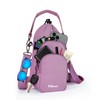 Water Bottle Holder with Strap, 4 Big Pockets with Compartment,