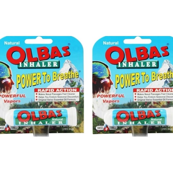 Olbas 2-Olbas Aromatic Inhaler Power To Breath with Aromatherapy Blend